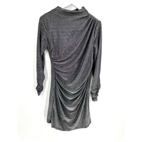 Walter Baker Women's Shimmer Black Camilla Mini Dress Size M - Picture 6 of 13